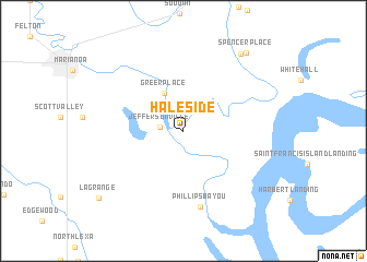 map of Haleside