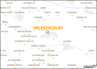 map of Halesziszőlők