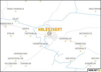 map of Haleszkert