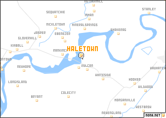 map of Haletown