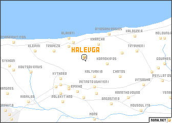 map of Halevga