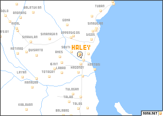 map of Haley