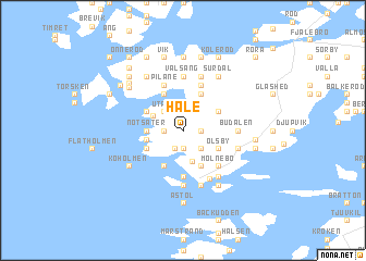 map of Häle