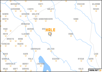 map of Halē