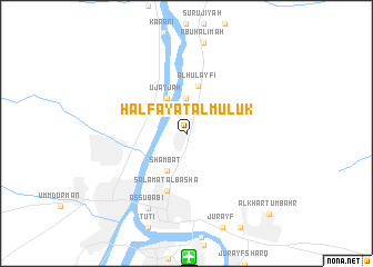 map of Ḩalfāyat al Mulūk