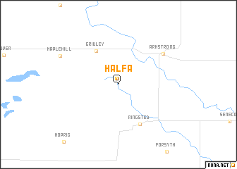 map of Halfa