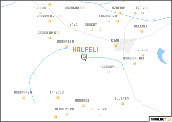 map of Halfeli