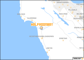 map of Half Moon Bay