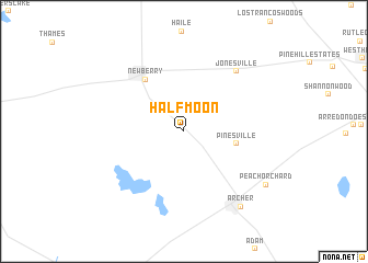 map of Half Moon