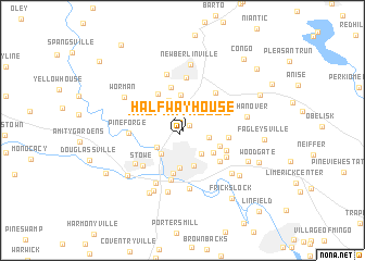 map of Half Way House