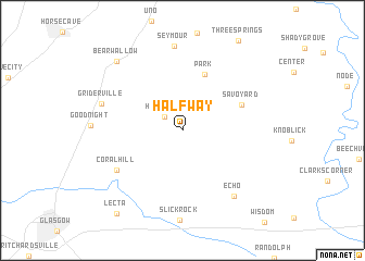 map of Halfway