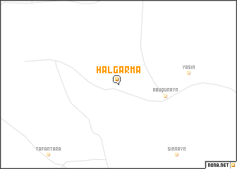 map of Halgarma