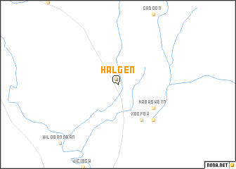 map of Halgen