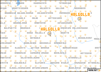 map of Halgolla