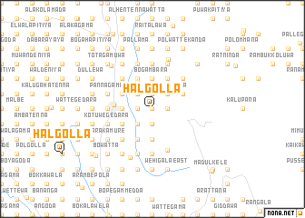 map of Halgolla