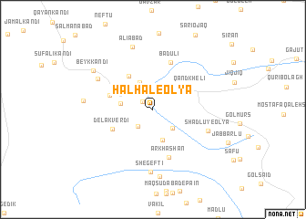 map of Ḩālḩāl-e ‘Olyā