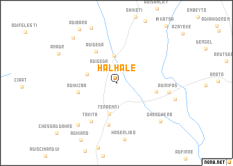 map of Halhale