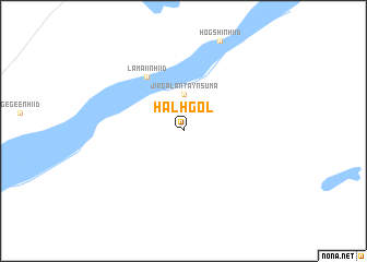 map of Halhgol