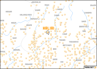 map of Haliai