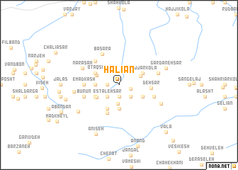 map of Halīān