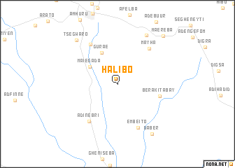 map of Halibo