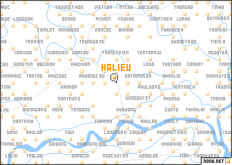 map of Hà Liễu