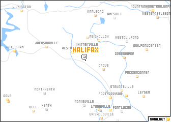 map of Halifax