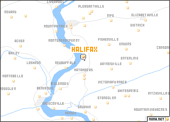 map of Halifax