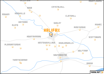 map of Halifax