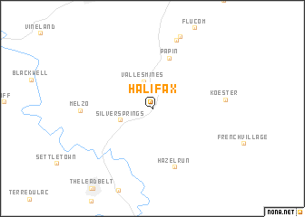 map of Halifax