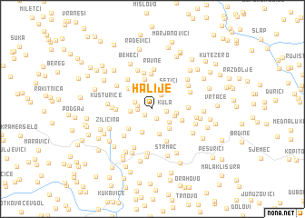 map of Halije