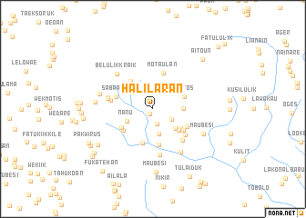 map of Halilaran