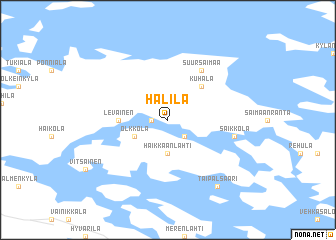 map of Halila