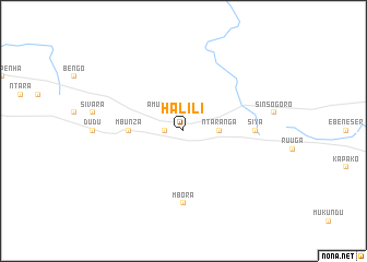 map of Halili