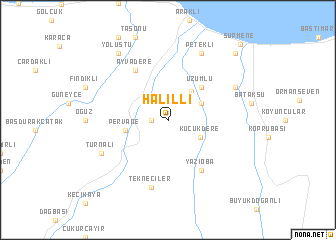 map of Halilli