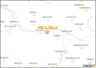 map of Haliloğlu