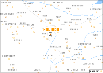 map of Halinga