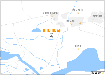 map of Halin Ger
