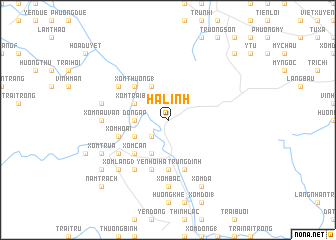 map of Hà Linh