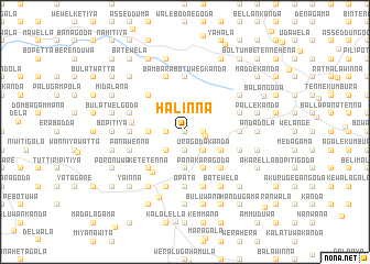 map of Halinna