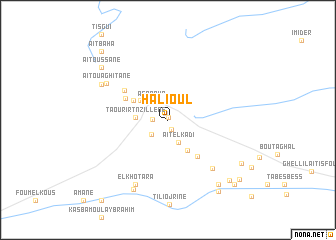 map of Halioul