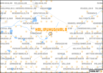 map of Hali Puhudiwala