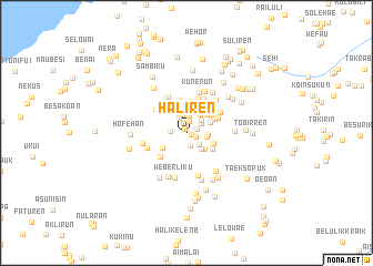 map of Haliren