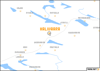 map of Halivaara