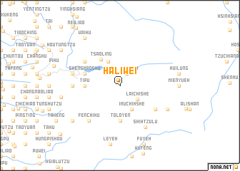 map of Ha-li-wei