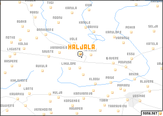 map of Haljala