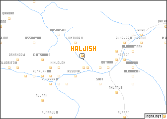 map of Haljish