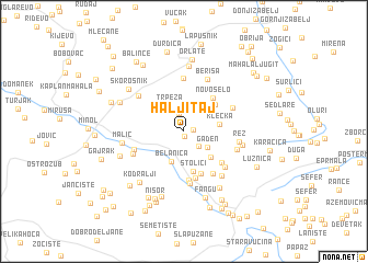 map of Haljitaj