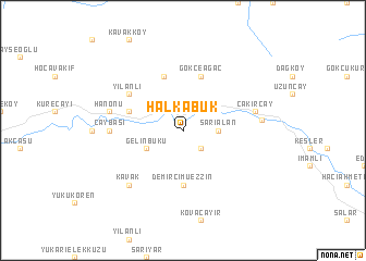 map of Halkabük