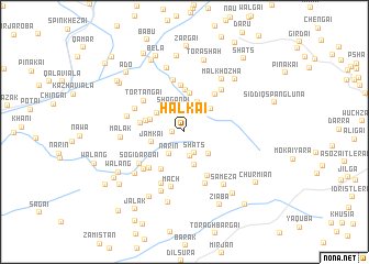 map of Halkai